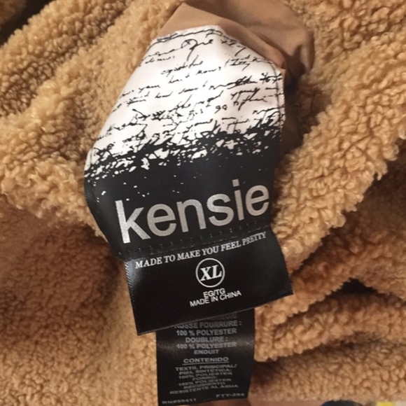 Kensie reversible faux shearling coat - Picture 7 of 7